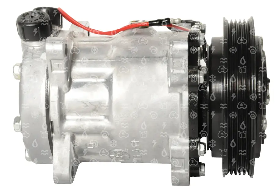 kompresor SANDEN 7H15, řemenice 138 mm - PV5, 12V, OEM 60600702